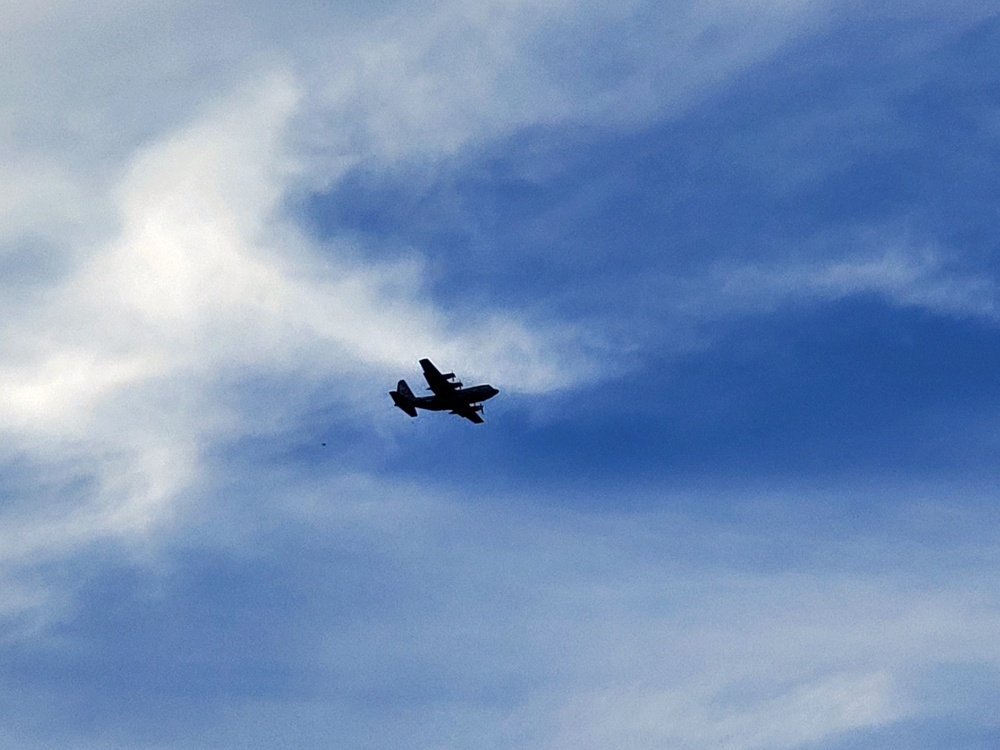 C-130 Hercules training operations at Fort McCoy