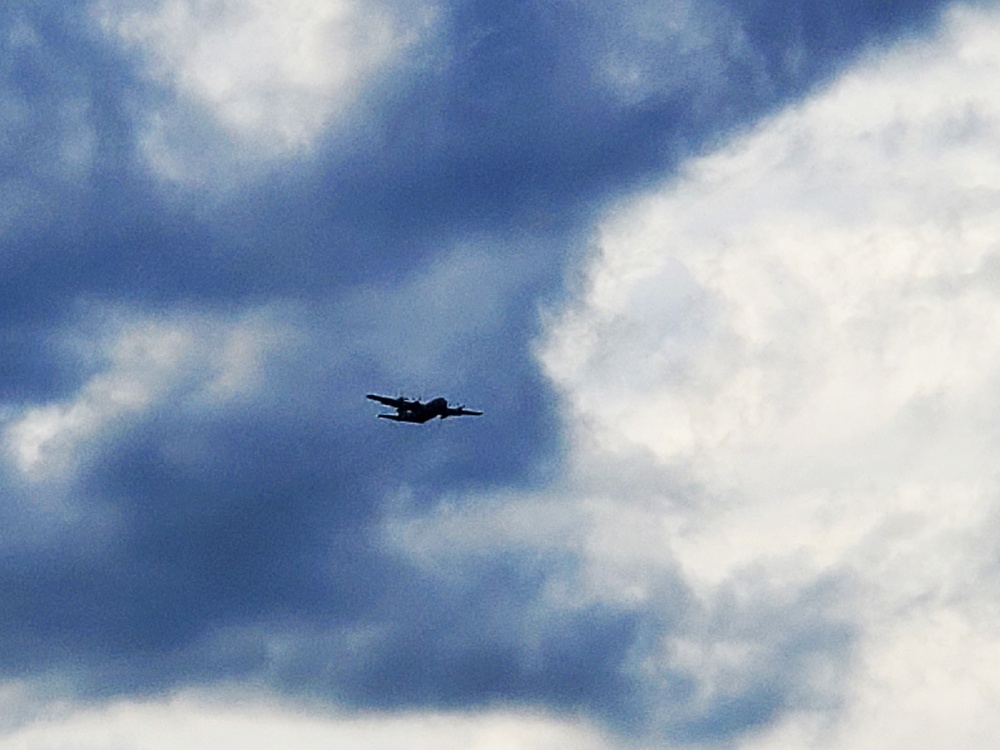 C-130 Hercules training operations at Fort McCoy