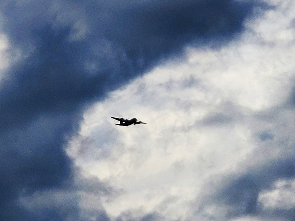 C-130 Hercules training operations at Fort McCoy