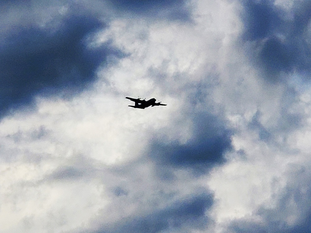 C-130 Hercules training operations at Fort McCoy