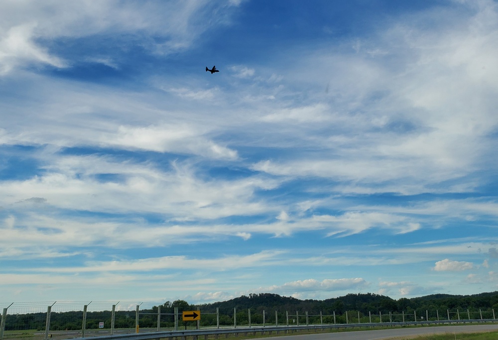 C-130 Hercules training operations at Fort McCoy