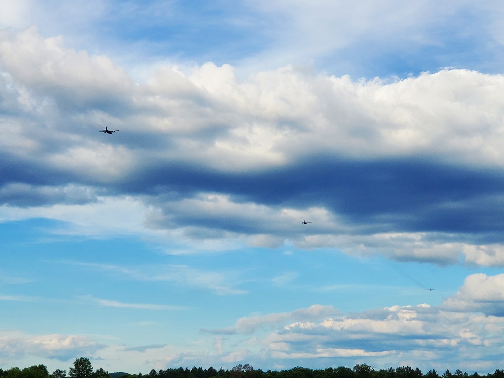 C-130 Hercules training operations at Fort McCoy