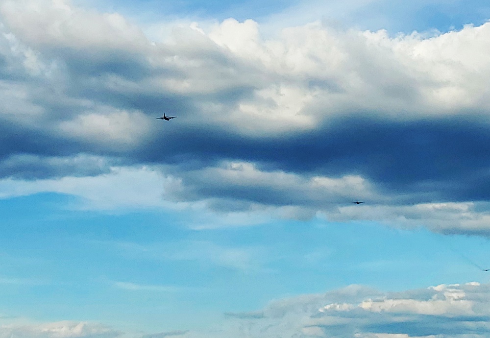 C-130 Hercules training operations at Fort McCoy