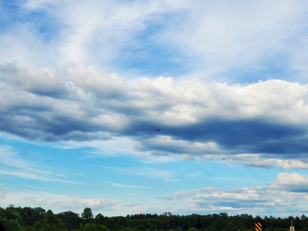 C-130 Hercules training operations at Fort McCoy
