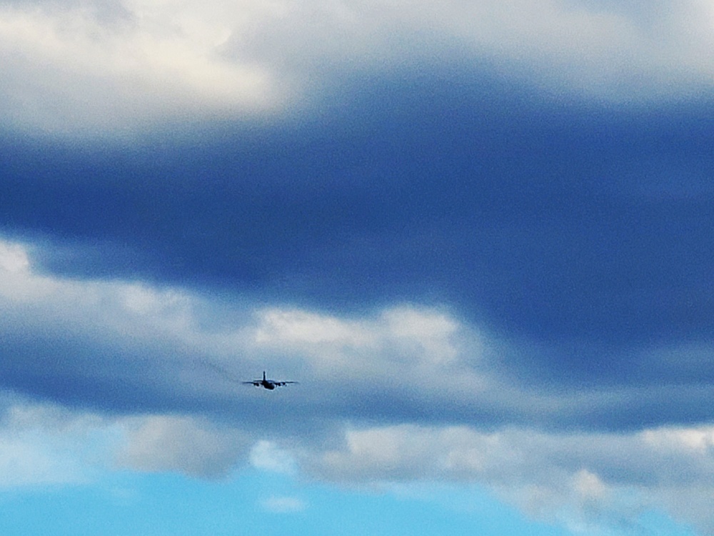C-130 Hercules training operations at Fort McCoy