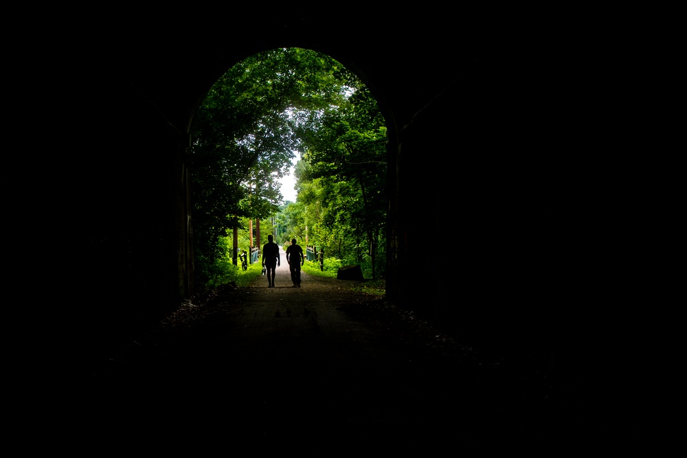 Into the tunnel