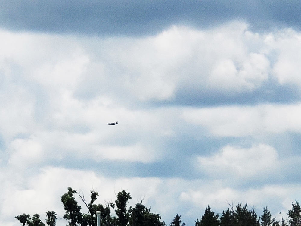 C-130 Hercules training operations at Fort McCoy