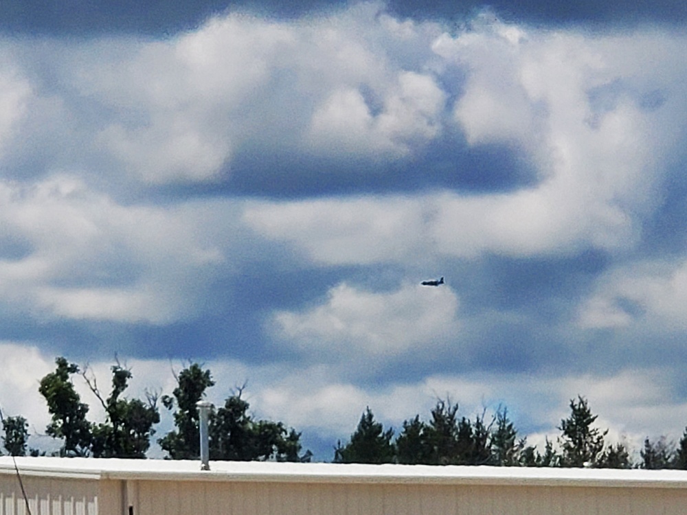 C-130 Hercules training operations at Fort McCoy