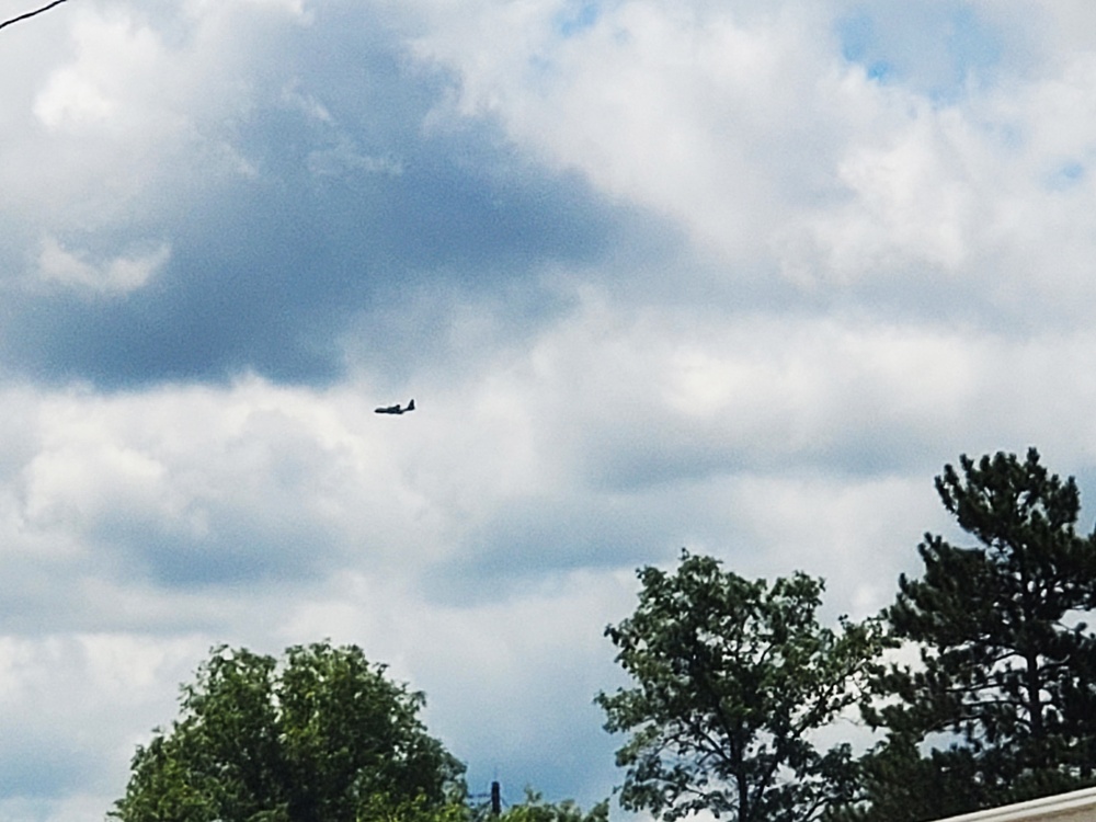 C-130 Hercules training operations at Fort McCoy