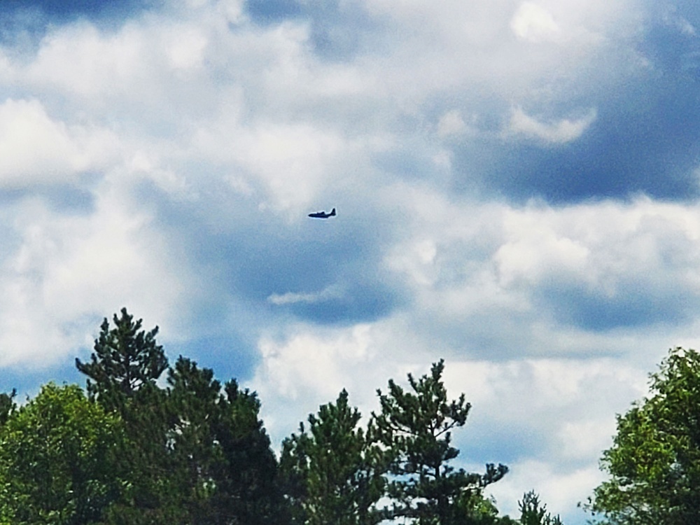 C-130 Hercules training operations at Fort McCoy