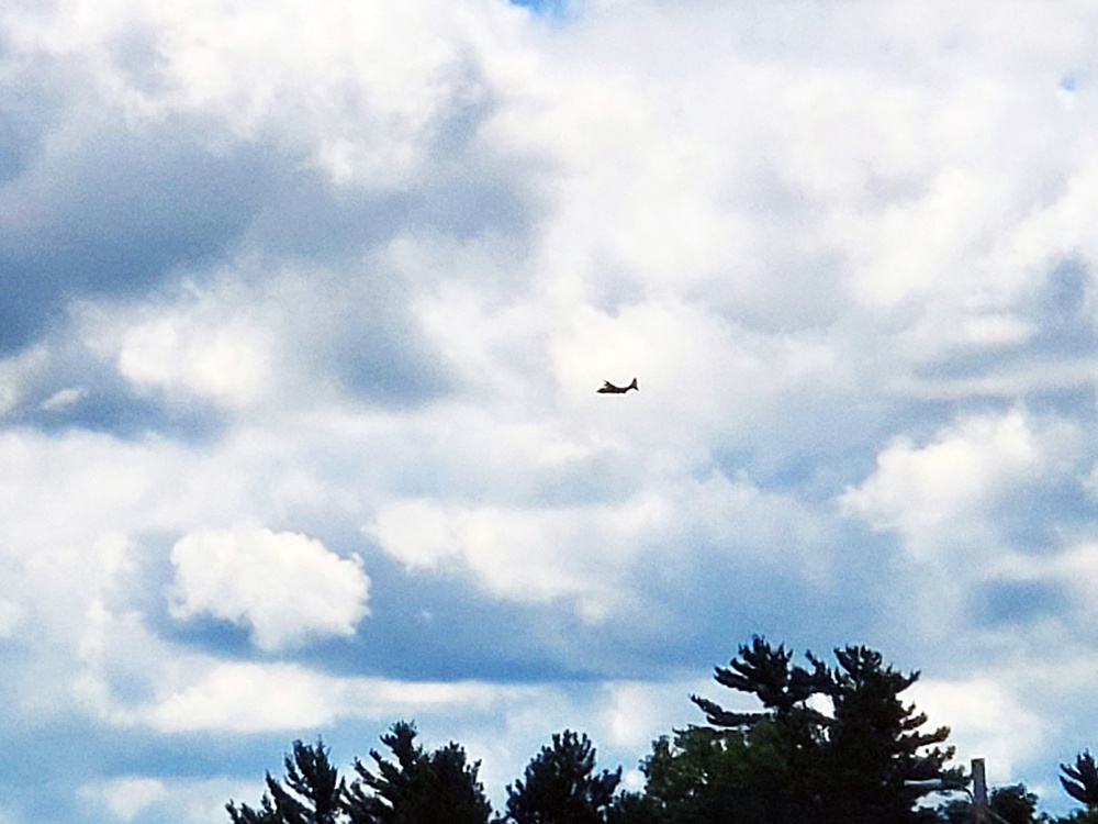 C-130 Hercules training operations at Fort McCoy