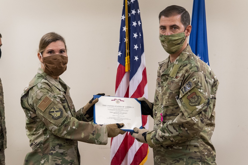 3d ASOG hosts modified Change of Command during COVID