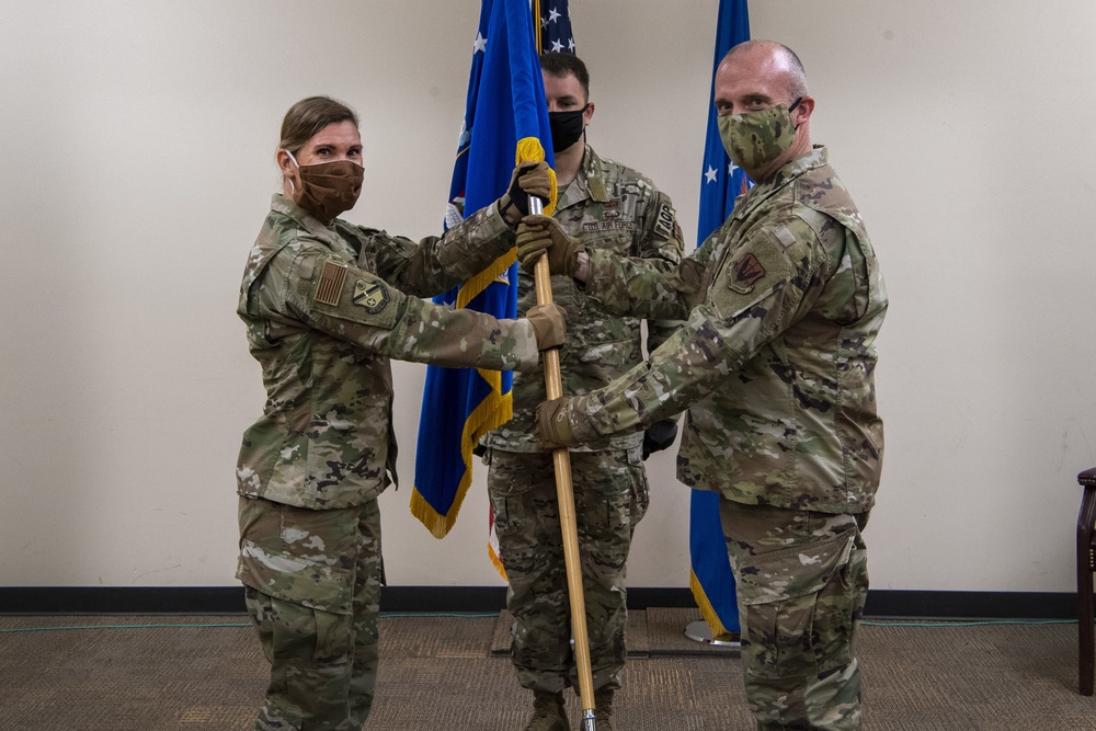 3d ASOG hosts modified Change of Command during COVID