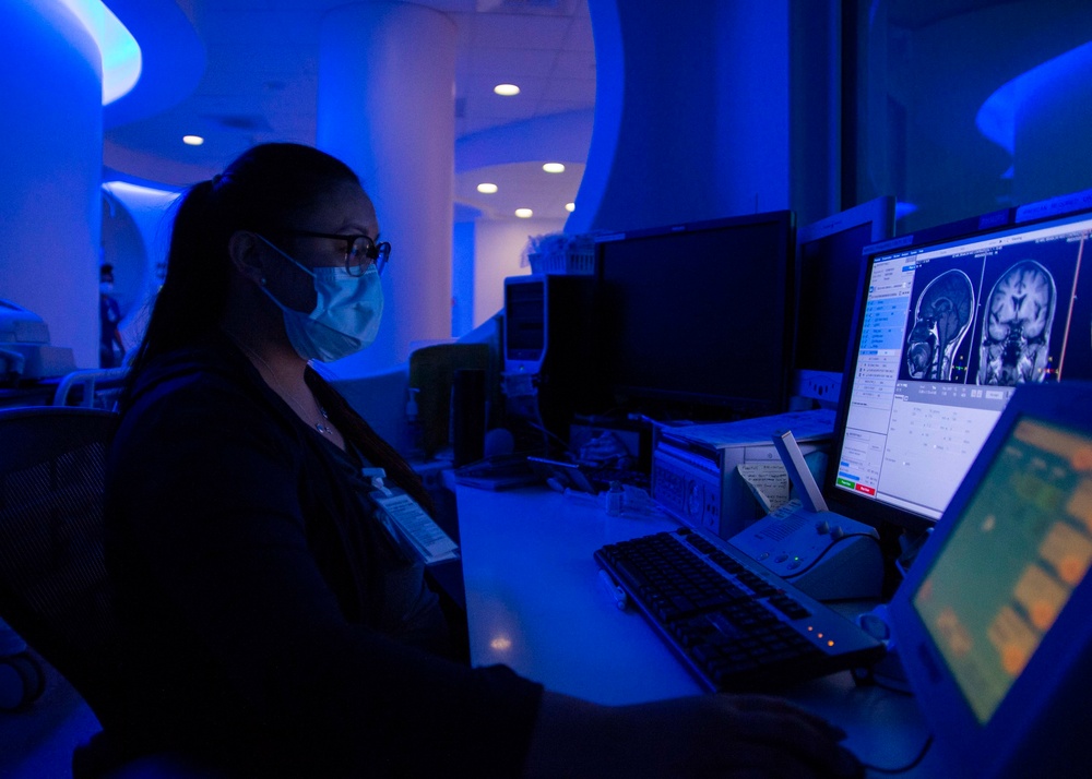 NMCSD Staff Conduct MRI Scan of a Patient’s Brain