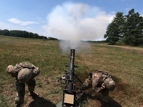 Hang it! PA Guard Soldiers deploy 120mm mortars during Annual Training
