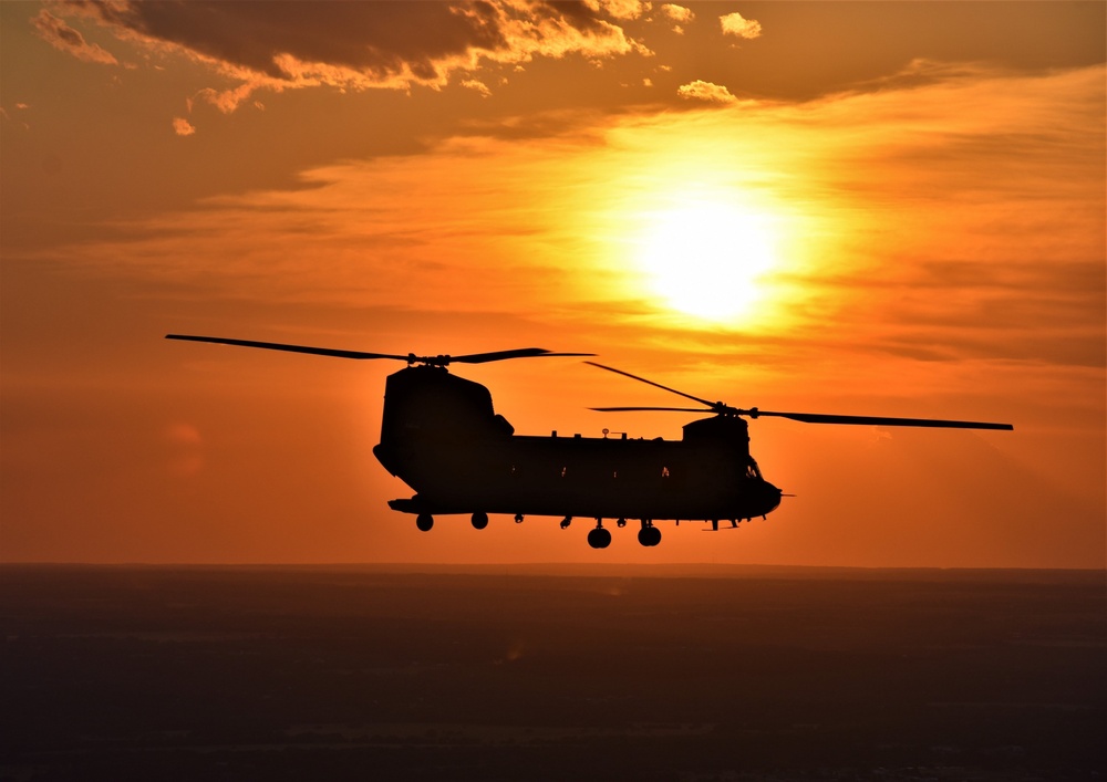 Chinook sunset