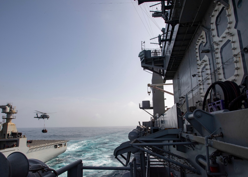 Nimitz Conducts Replenishment-At-Sea