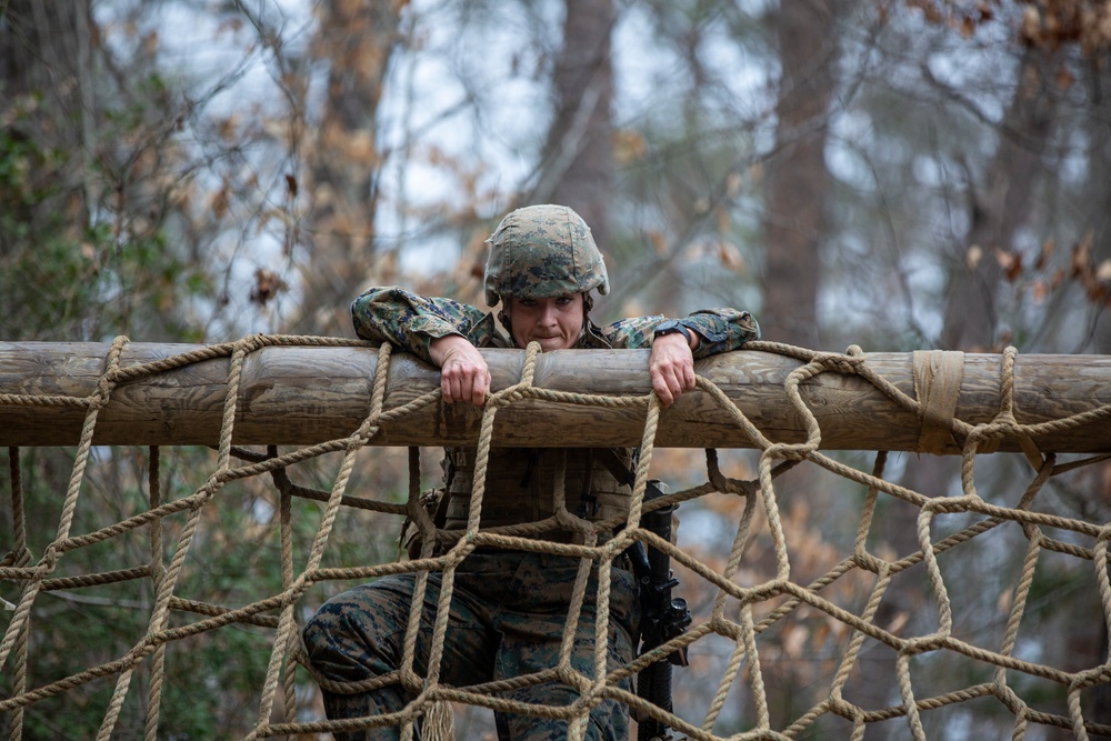 Warrant Officers run the Endurance Course