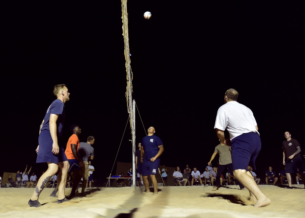 Airmen compete in first volleyball tournament