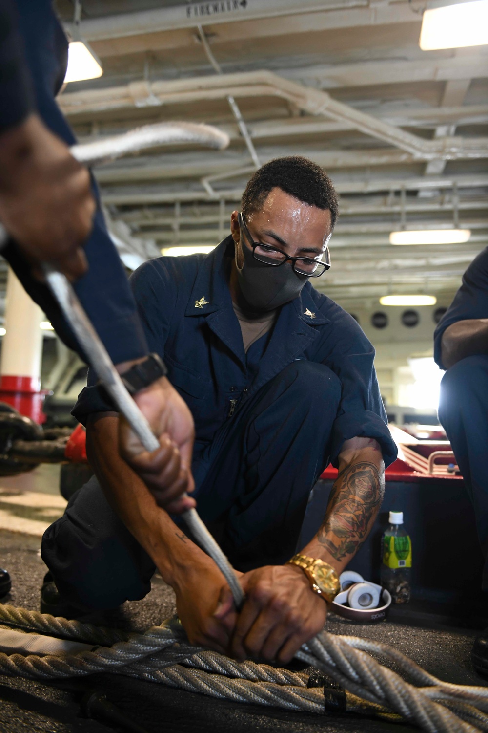 Deck Department Sailors Splice Line