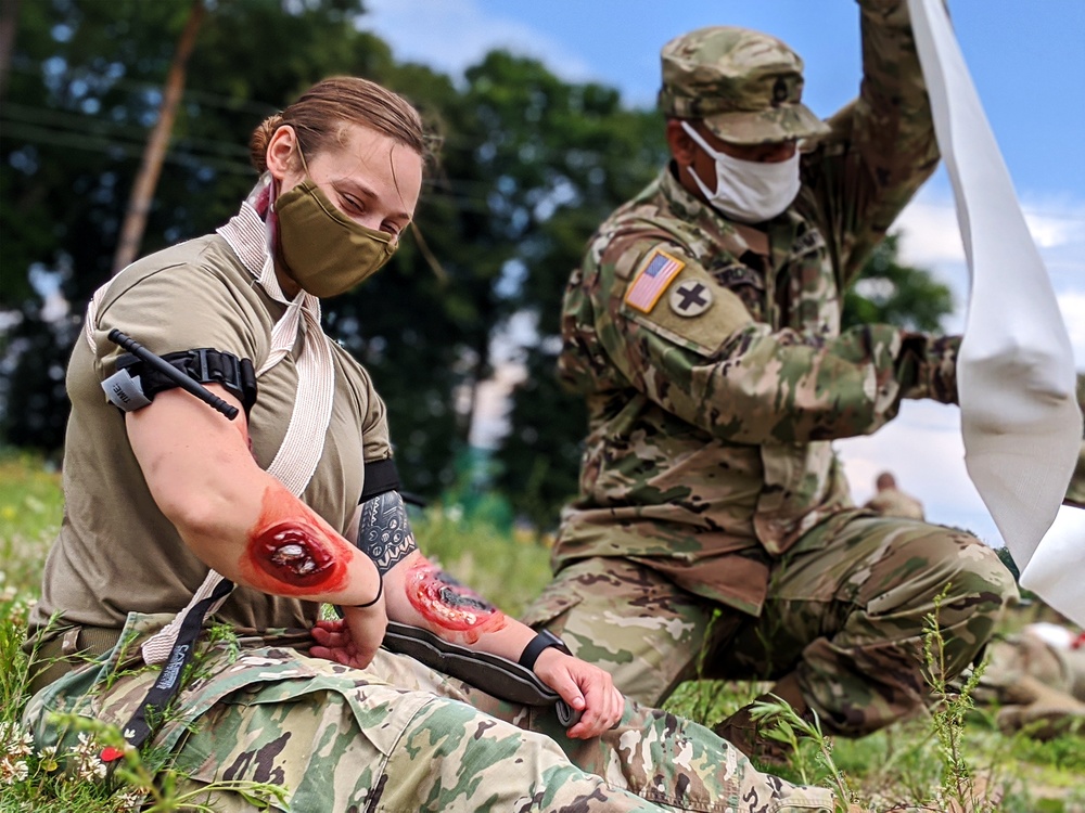Task Force Illini Exercises Mass Casualty Response Plan