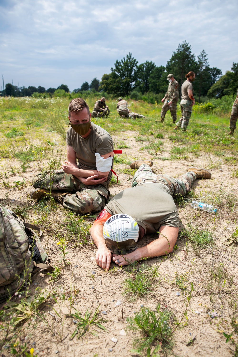 Task Force Illini Exercises Mass Casualty Response Plan