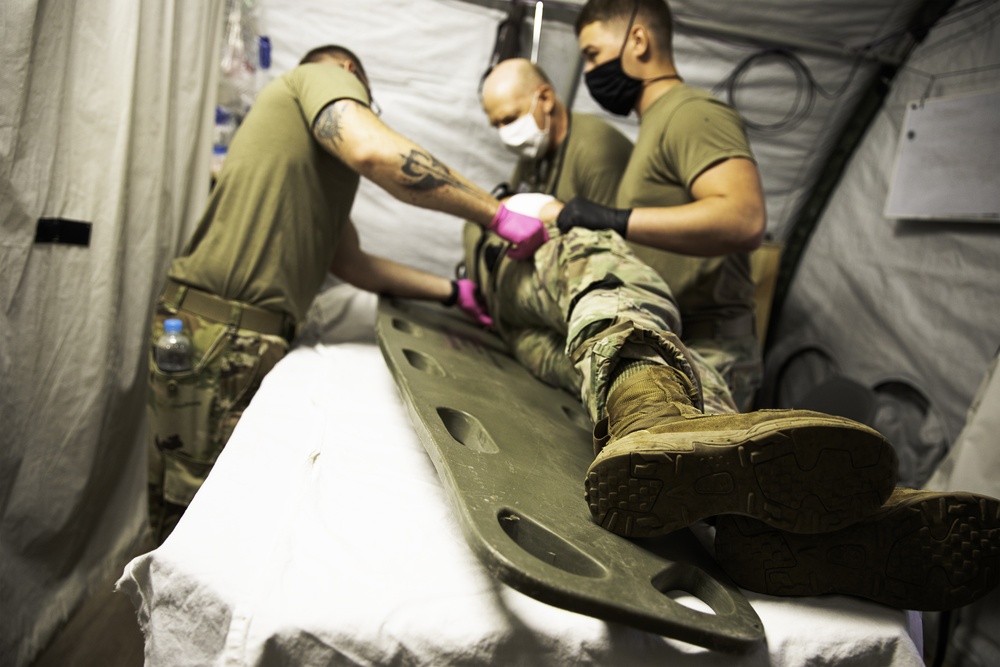 Task Force Illini Exercises Mass Casualty Response Plan