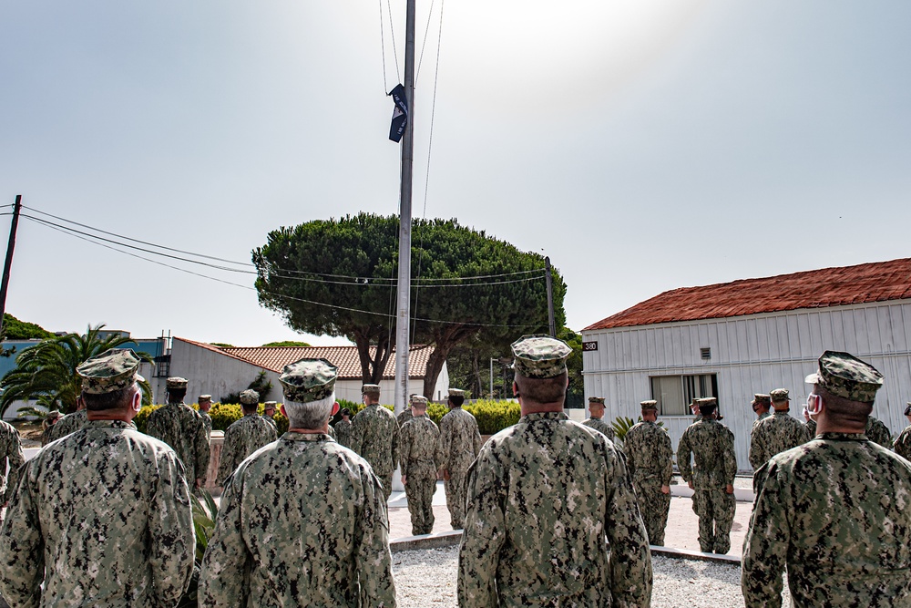 Naval Mobile Construction Battalion (NMCB) 1 Det. Rota conducts RIP/TOA with NMCB 133.