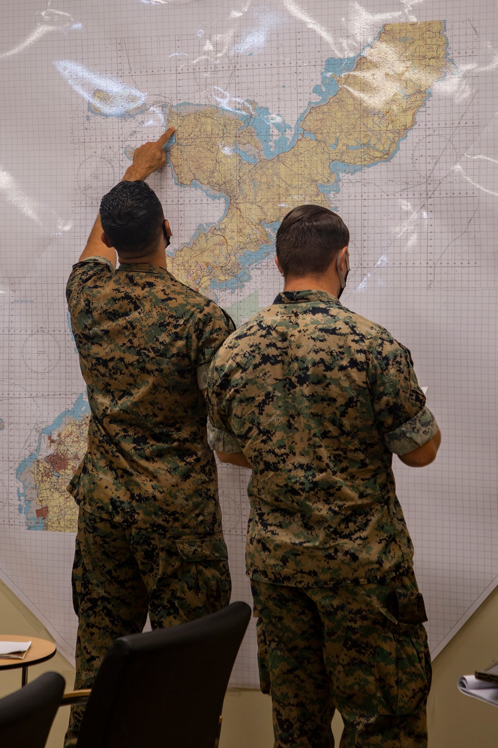 U.S. Marines and Airmen Attend PWTI Brief