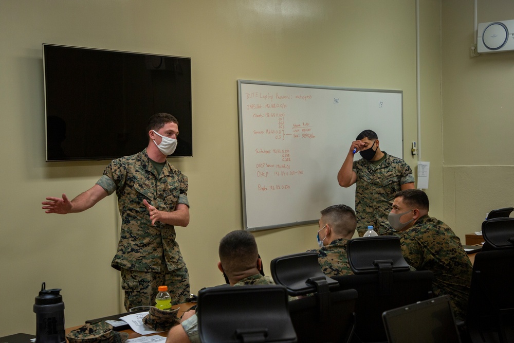 U.S. Marines and Airmen Attend PWTI Brief