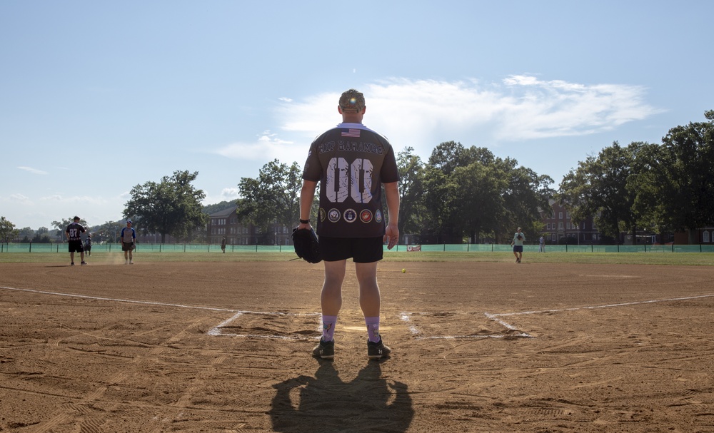 Intramural Softball Ceremonial First Pitch