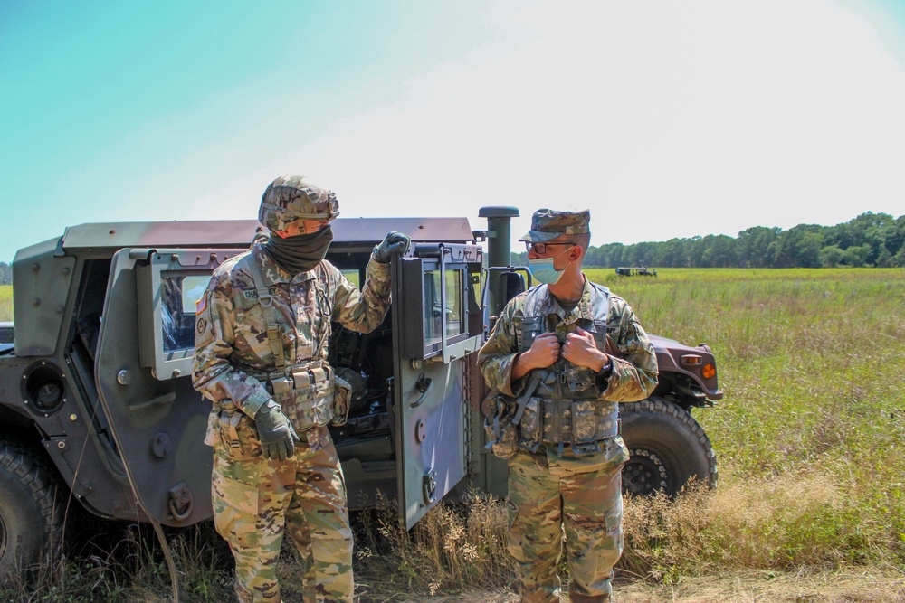 Col. Michael Charnley visits Soldiers in Long Island during their Annual Training