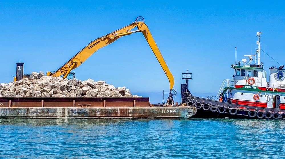 Lorain Harbor repairs