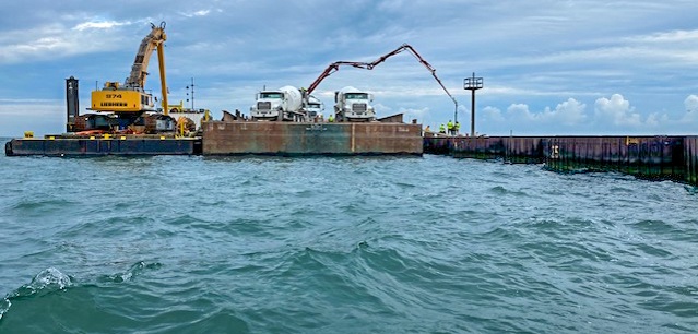 Lorain Harbor repairs