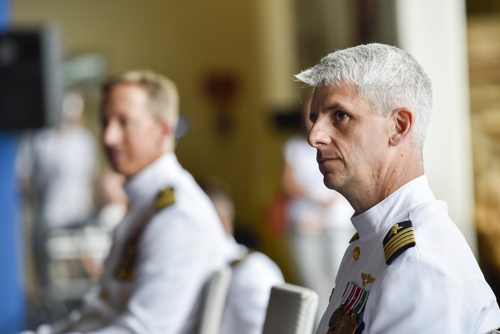 NSA Naples Holds Change of Command Ceremony