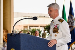NSA Naples Holds Change of Command Ceremony