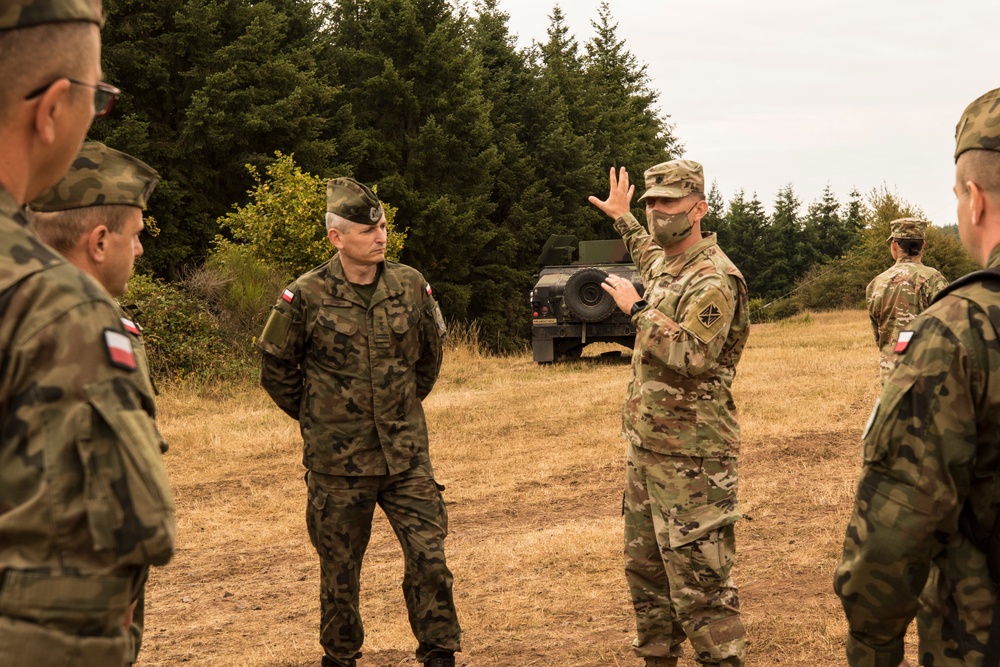 Polish delegation visits U.S. Soldiers in Baumholder
