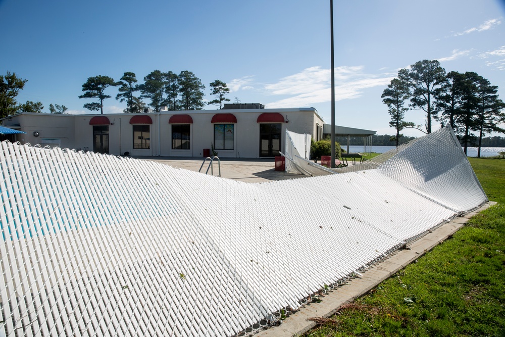 MCAS New River clean up of Hurricane Isaias