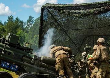 2-122 Field Artillery conducts live fire.