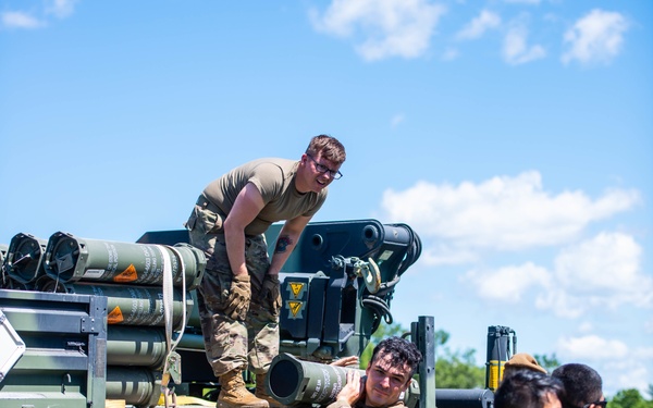 2-122 Field Artillery conducts live fire.