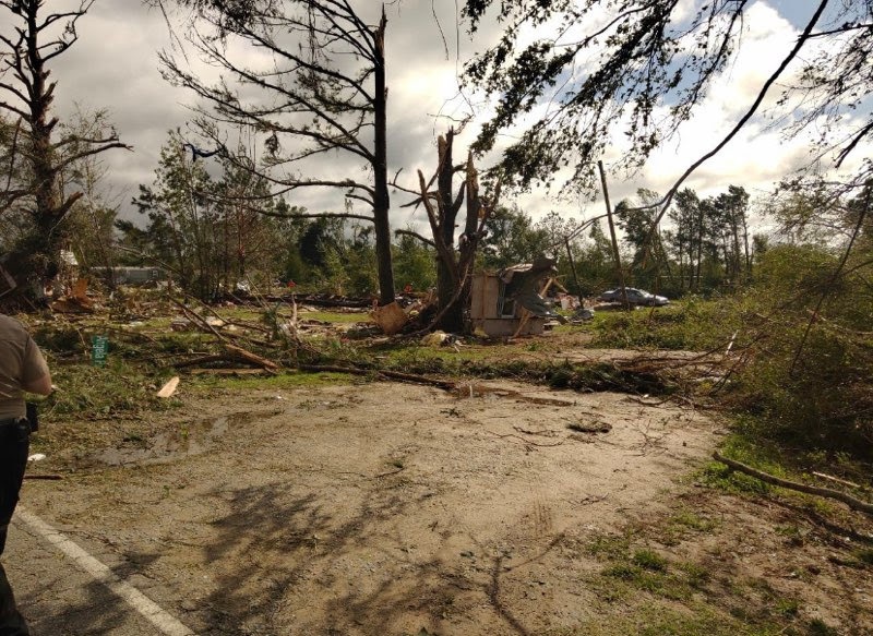 Soldiers and Airmen of the NC National Guard supporting State partners in the  aftermath of Hurricane Isaias.
