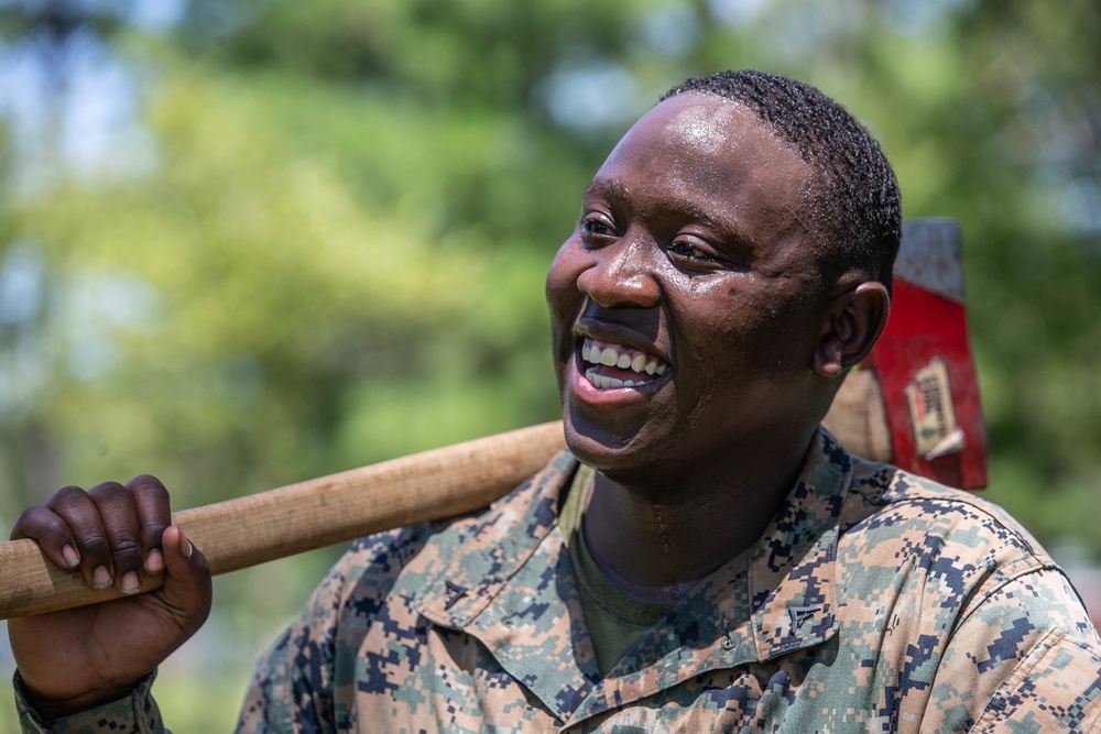 MCB Camp Lejeune clean up of Hurricane Isaias