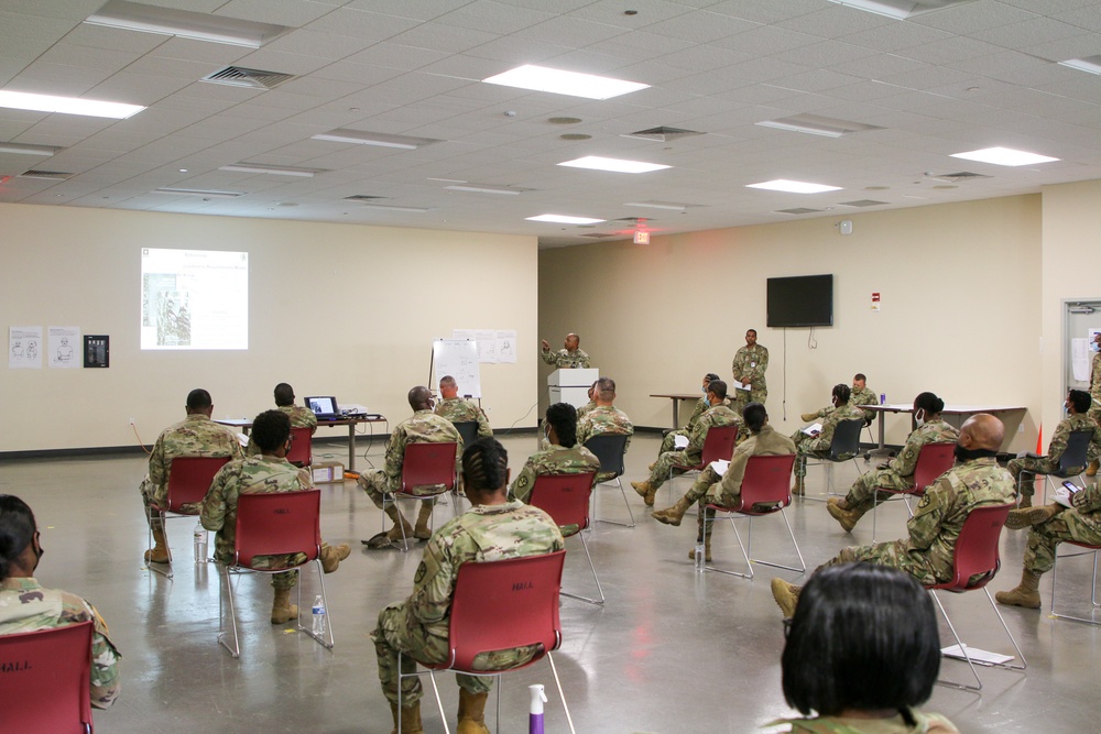 Leader professional development training provided to VING officers