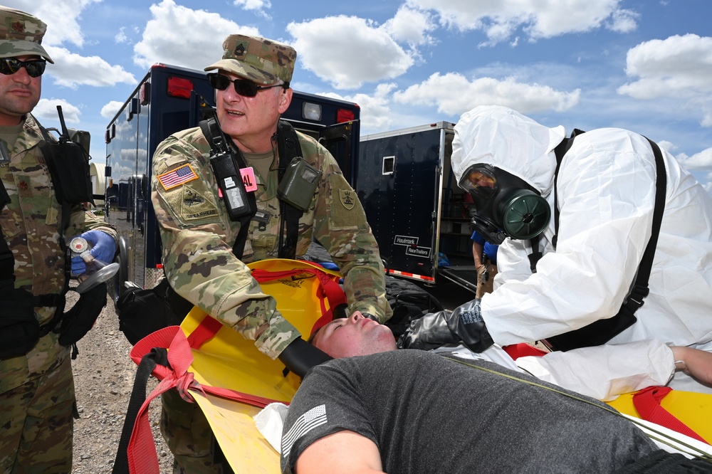 HAZMAT training conducted at the N.D. Air National Guard Regional Training Site