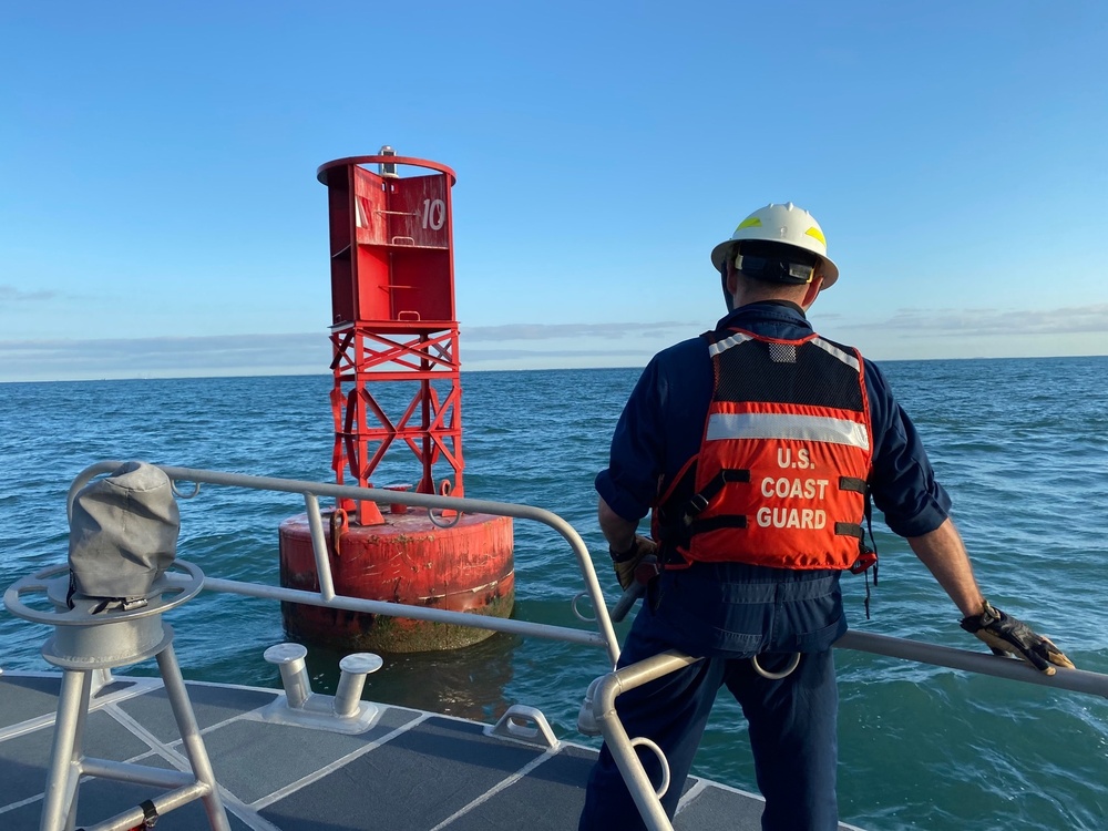Coast Guard Station Charleston conducts post Tropical Storm Isaias assessment