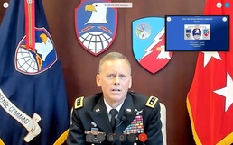 SMDC leader gives command update during virtual symposium
