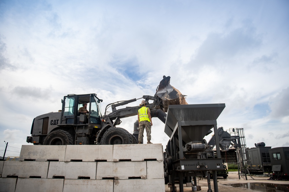 NMCB 3 Maintains Asphalt Batch Plant on board Naval Base Guam