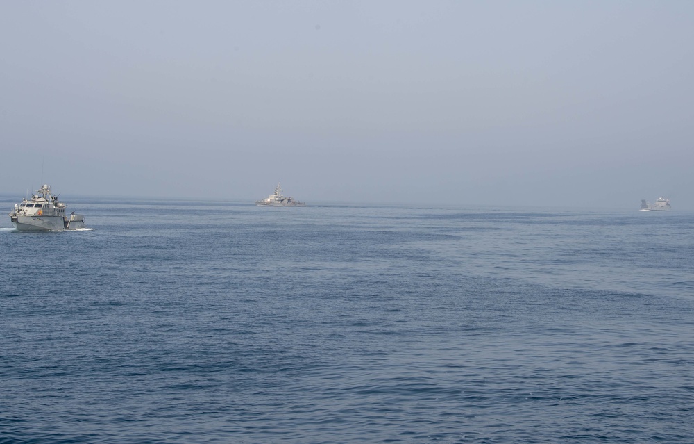CTF 56 Mark VI Boats Escort U.S. Army Vessel
