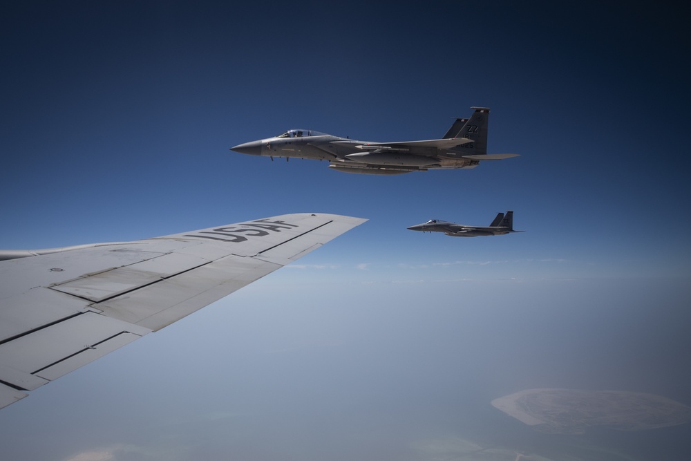 KC-135 Refuels the Fight