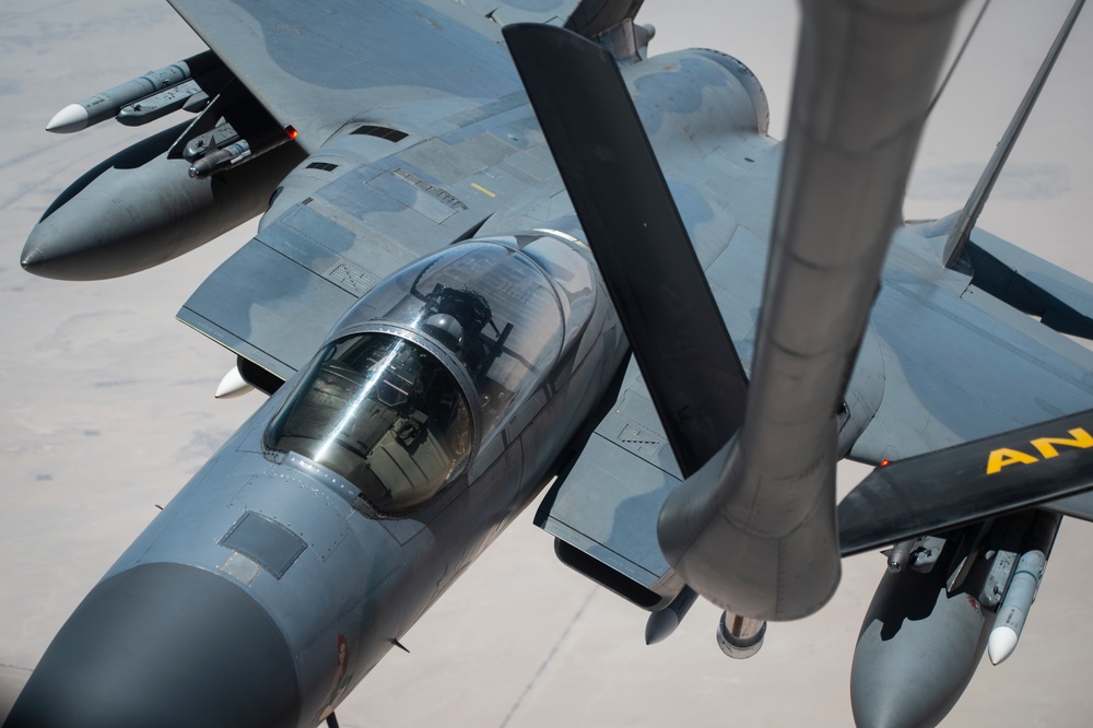 KC-135 Refuels the Fight